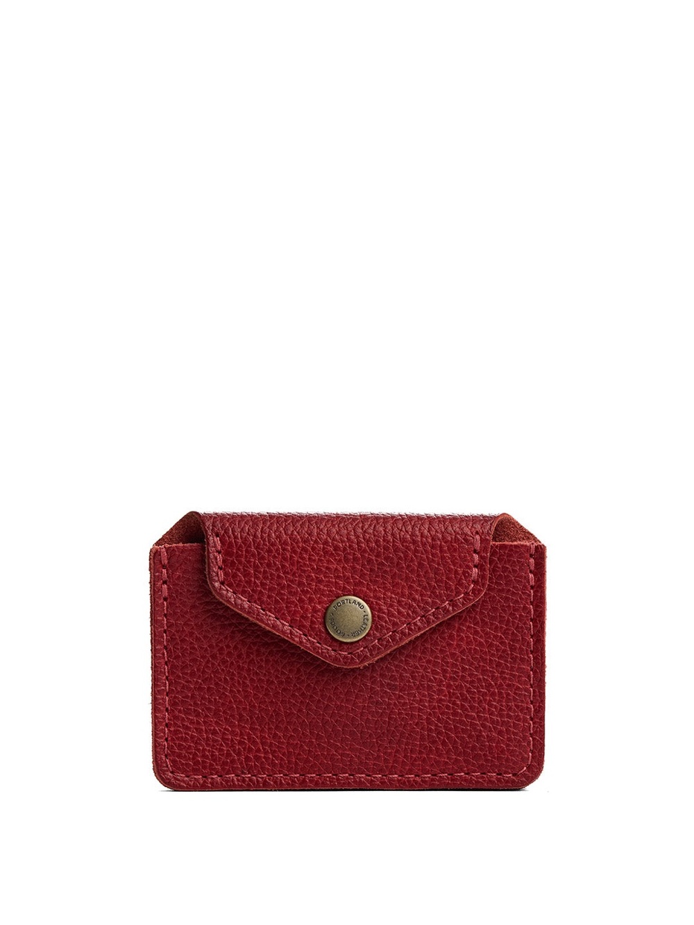 PORTLAND LEATHER GOOD CHILI RED LOVEBUG WALLET